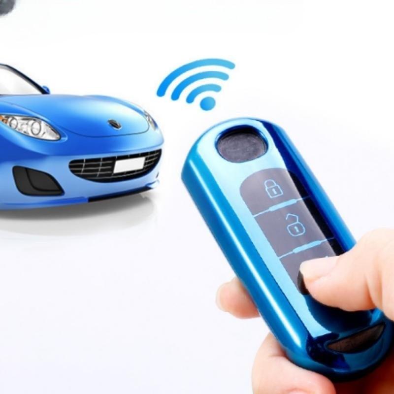 Чехол для дистанционного ключа из ТПУ для автомобиля, брелок для Mazda 2 3 5 6 BL BM GJ Atenza Axela Demio CX-3 CX3 CX-5 CX5 CX7 CX-9 CX8 без ключа