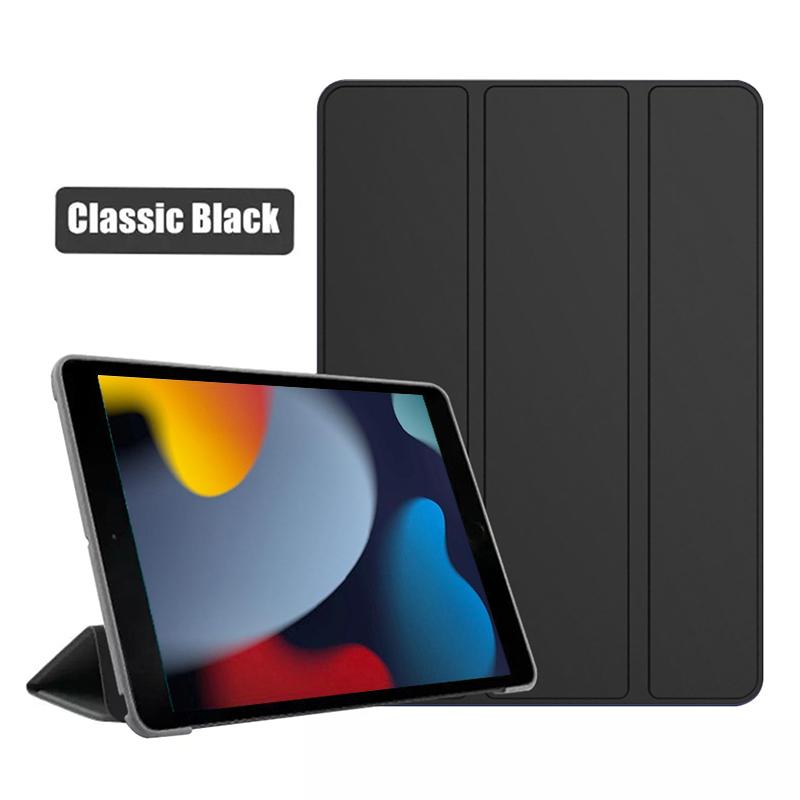 Чехол Funda IPad 10,2 2021, тройной чехол для электронной книги из искусственной кожи для iPad 9 10,2, чехол для планшета, чехол-подставка для iPad 9-го поколения