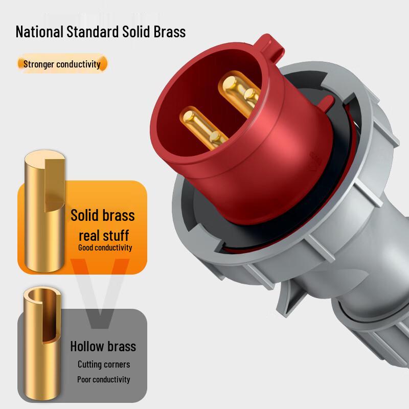 MAXCENT 32A 4-Pin IP67 Industrial Plug Connector