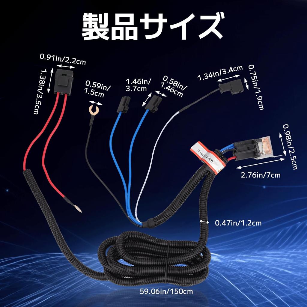 Safego Замена для жгута проводов сигнала Toyota Термостойкий двухконтактный жгут Реле Предохранитель Кольцевое реле