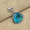 Голубой топаз Gemstone 925 Sterling Silver Handmade Pear Shaped Подвеска Ювелирные изделия
