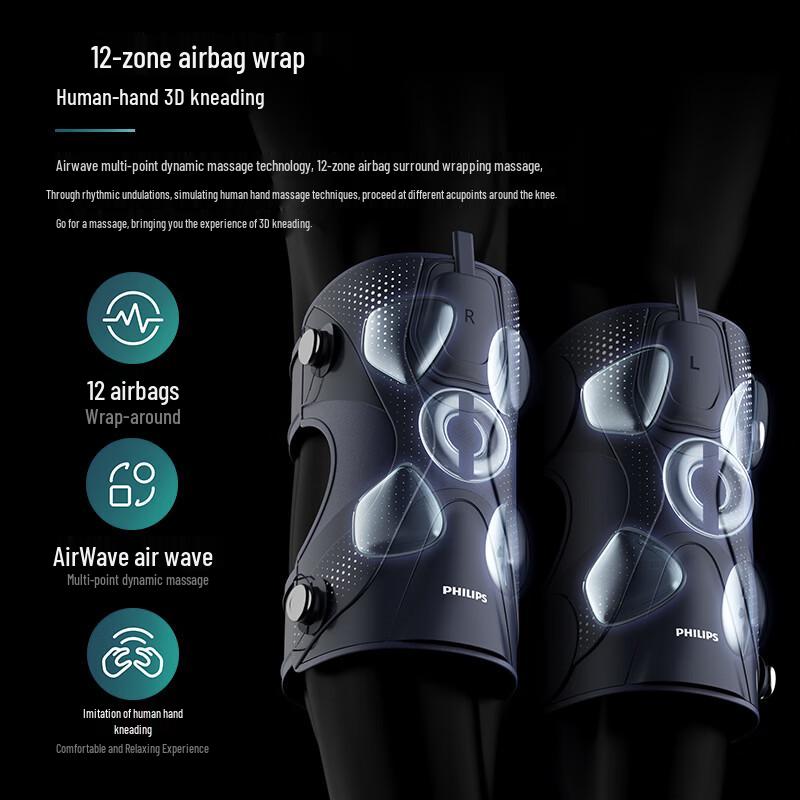 Philips Коленный массажер PPM5202L, штепсель CN (адаптер в комплекте)