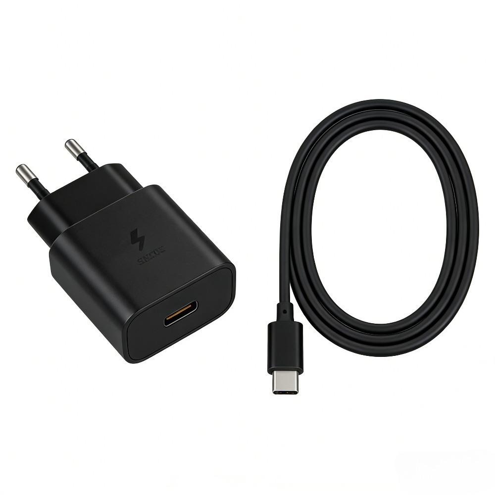 Samsung 25 Вт TA800 PD Дорожный адаптер ЕС (с кабелем USB-C на USB-C)