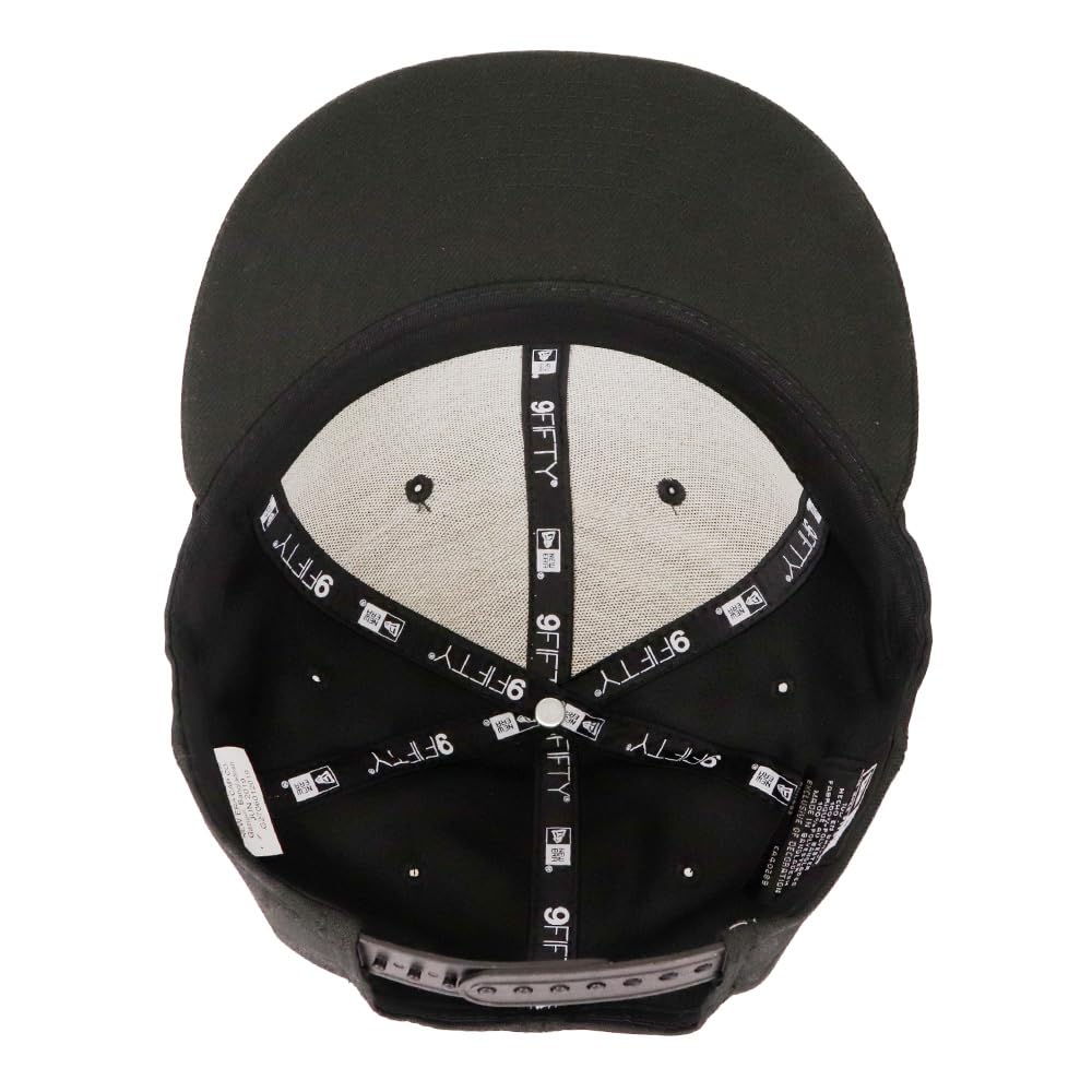 Мужская бейсболка New Era Plain Camouflage 9FIFTY New Era Hat Snapback, черная [Товар]