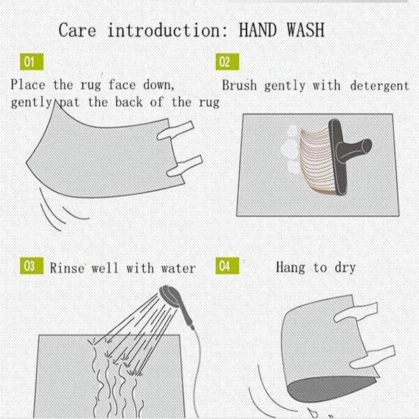 Нескользящий напольный коврик Коврик для прачечной Коврик для входной двери Коврик для ванной самообслуживания Прачечная Коврик