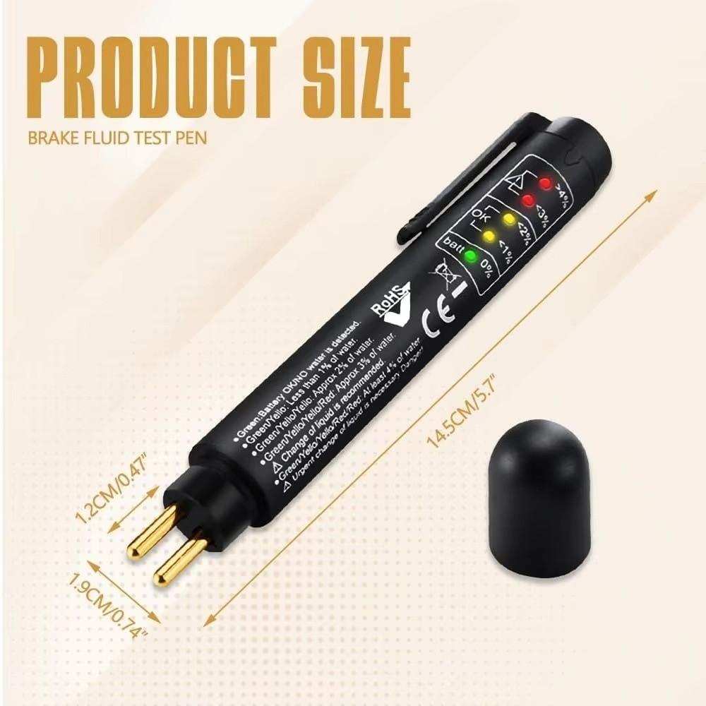 Calibrated for DOT3/4/5.1 Brake Fluid Tester Automotive Brake System Maintenance