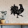 Металлический настенный знак Pride Rooster Decor | Декор для спальни | Домашний декор для дома и улицы Подарки | Металлическое настенное искусство Садовое украшение для фермы