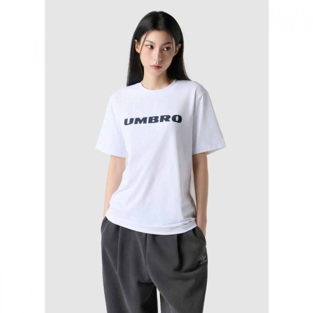 Umbro Свежая футболка с большим принтом Ur121srs12 Чёрная