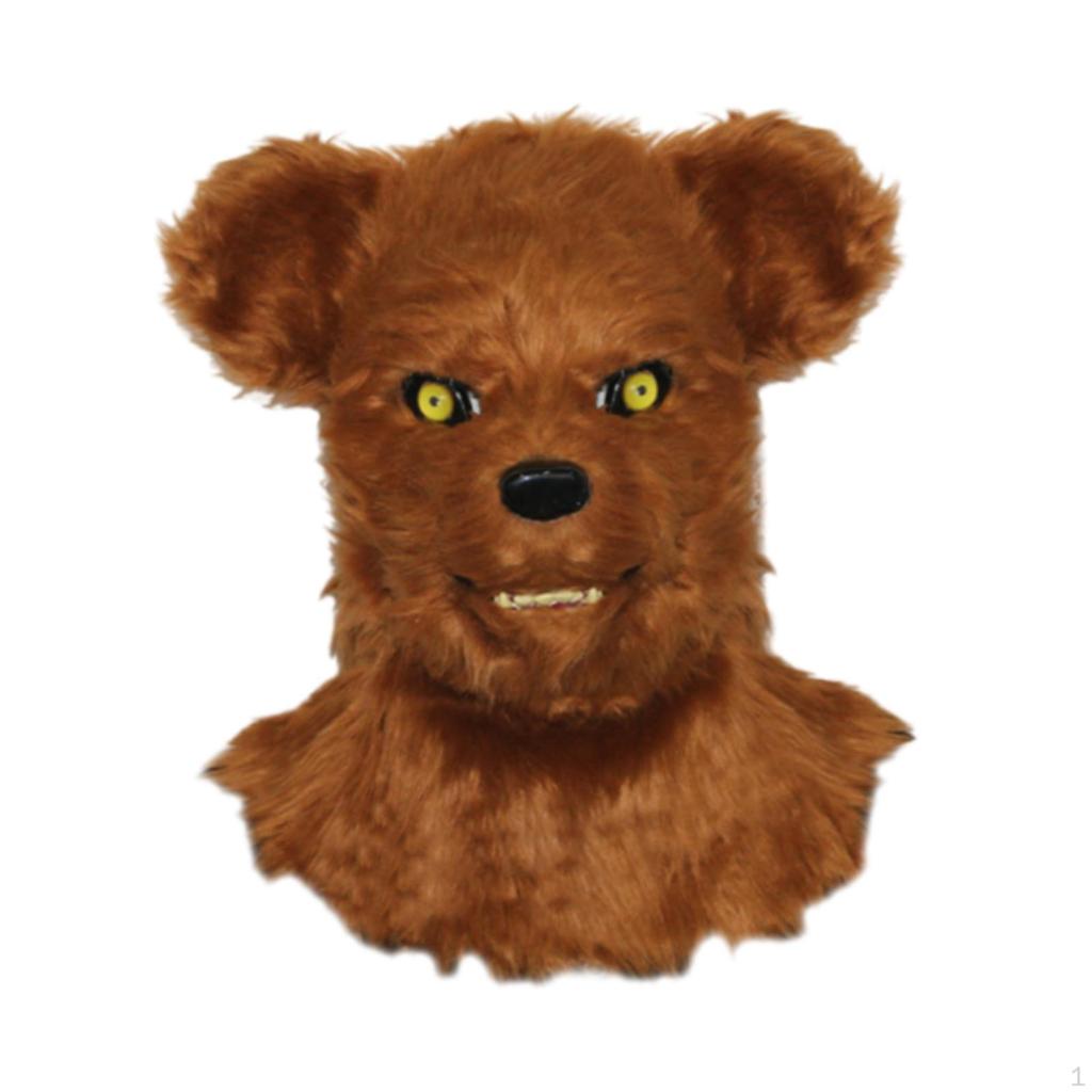 Маска-костюм головы животного для Хэллоуина, ролевых игр и развлечений