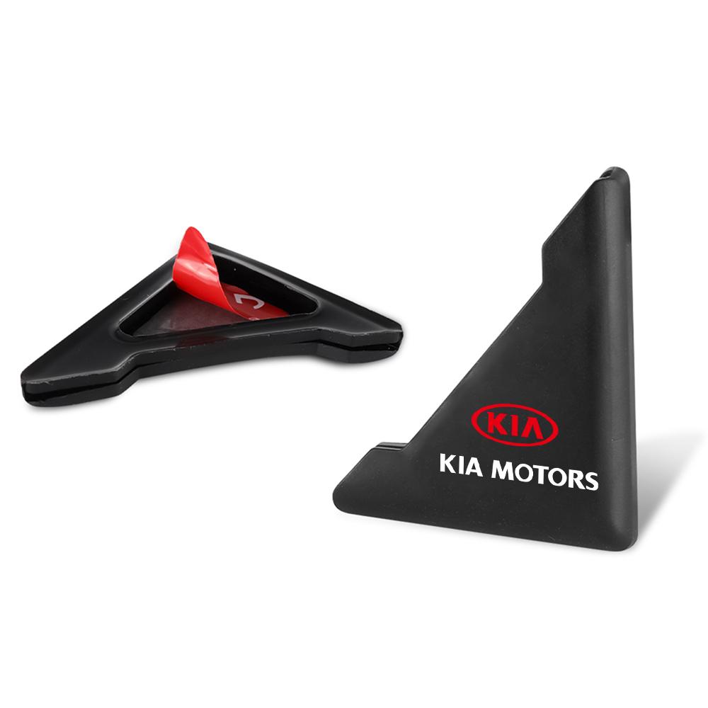2pcs Silicone Car Door Corner Cover Bumper Protector Stickers For KIA Sportage Ceed Sorento Cerato Optima Picanto Rio Soul Sonic pfh289