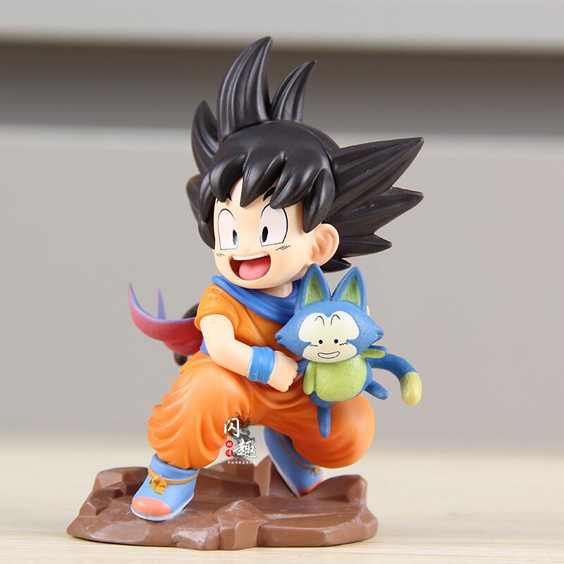 Figure Child Goku Figures Goku Embrace Pura Yamcha Anime Model Pvc Collection Desk Decoration Statue Toy Gifts