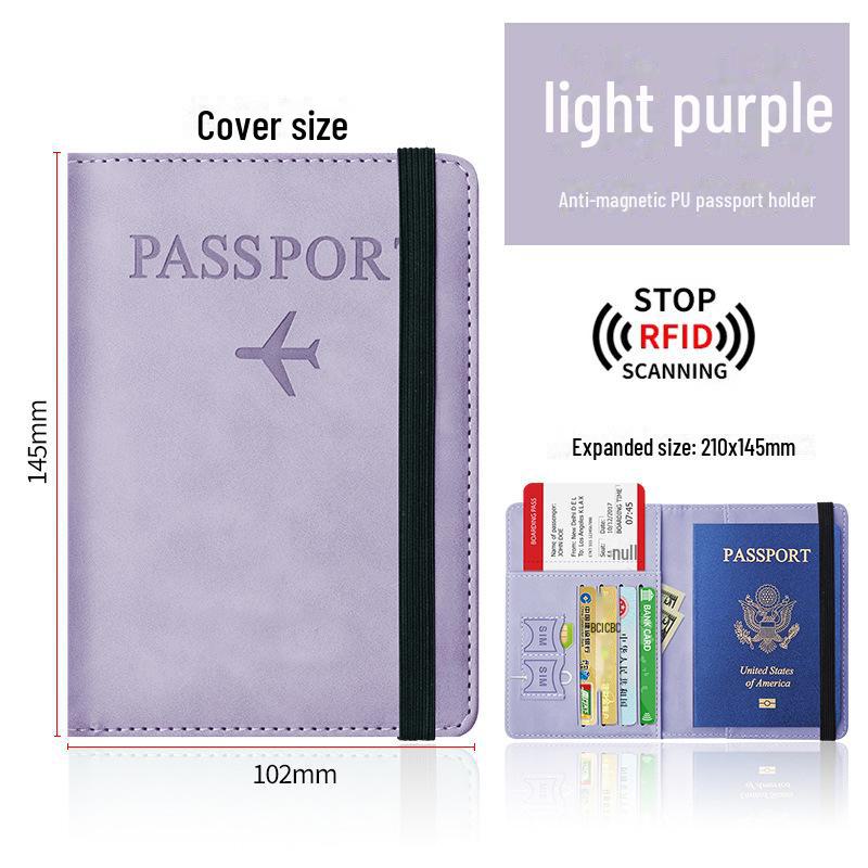 2024 RFID антимагнитный дорожный кошелек для паспорта и документов