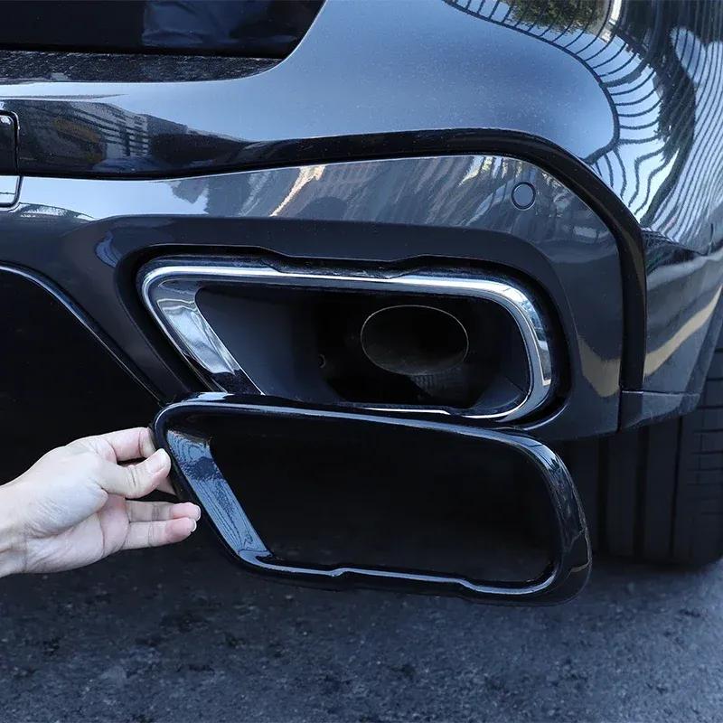 Для BMW M Sport X5 G05 X6 G06 X7 G07 Нержавеющая сталь Задний глушитель Выхлопная труба Накладка на выходной патрубок Автоаксессуары