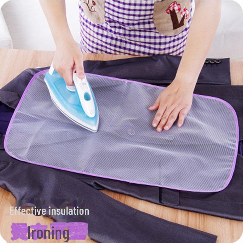 Сетчатый гладильный коврик, устойчивый к высоким температурам - теплоизоляционный тканевый коврик для домашнего использования