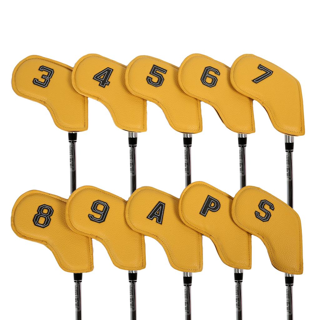 10 шт., головной убор с молотком для гольфа, чехол для клюшки для гольфа, чехол для головы для мужчин и женщин, чехол для гольфа для водителя, железный чехол для гольфа