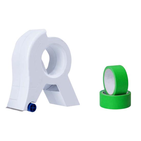 Аппликатор малярной ленты с 1 лентой Диспенсер для малярной ленты для отделки окон, дверей, рам, резак для упаковочной ленты Портативный резак для этикеток