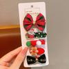 5Pcs Christmas Children's Hairpin Bangs Side Clip Girls Hairpin Little Girl Headdress Cute Hair Accessories Clip Does