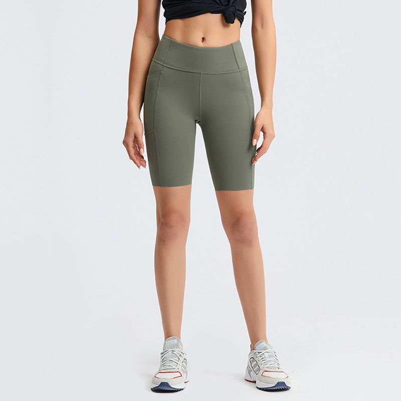 Original Half Length Women's Summer Thin High Waist Hip Raise Yoga Pants