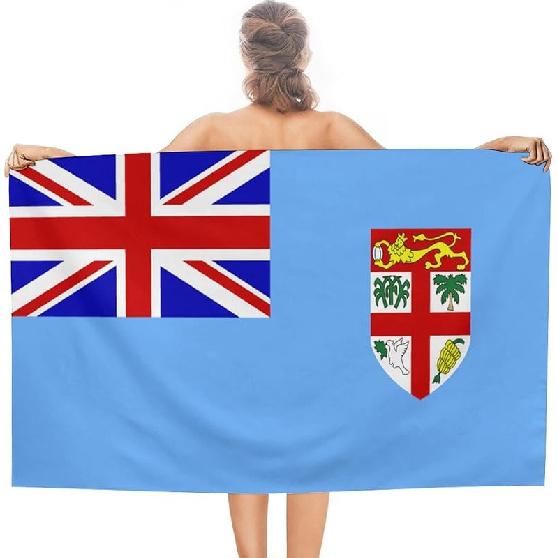 Пляжное полотенце с кубинским флагом, Очень мягкое ультратонкое впитывающее пляжное полотенце большого размера для путешествий, Быстросохнущее двухстороннее махровое полотенце для мужчин