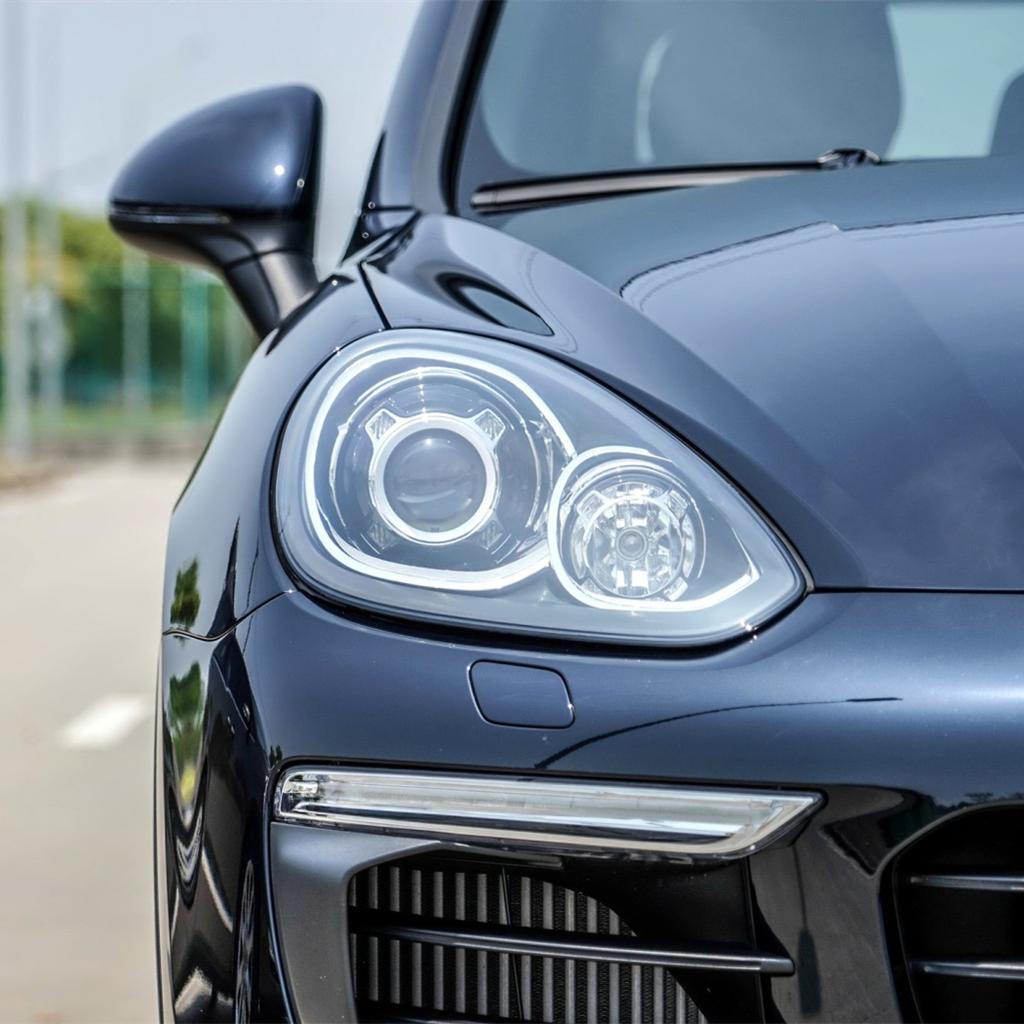Для Porsche Cayenne 2015 2016 2017 Передняя крышка фары Лампа Крышка фары Оболочка Маска Абажур Стеклянная линза Автоаксессуары