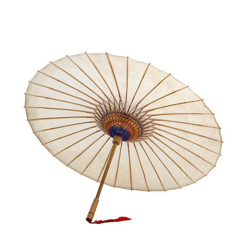 Зонт в старинном стиле, ручная работа, ретро - Для дождя и солнца, бамбук, нематериальное культурное наследие, китайский дизайн, водонепроницаемая промасленная бумага.