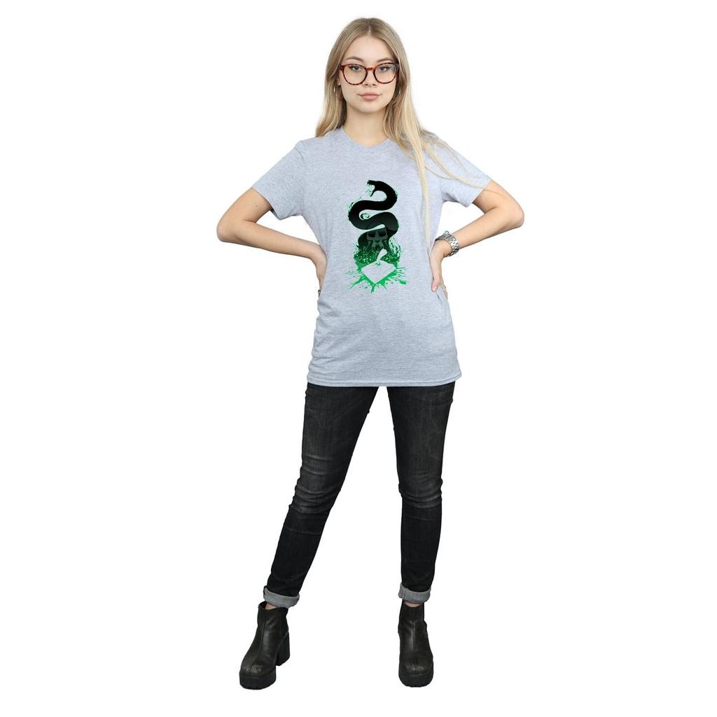 Harry Potter Womens/Ladies Nagini Silhouette Cotton Boyfriend T-Shirt