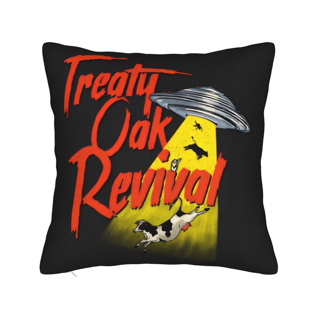 Country Music Band Treaty Oak Revival Pillow Cover Soft Cushion Cover Fashion Pillow Case For Sofa Car Home Decor