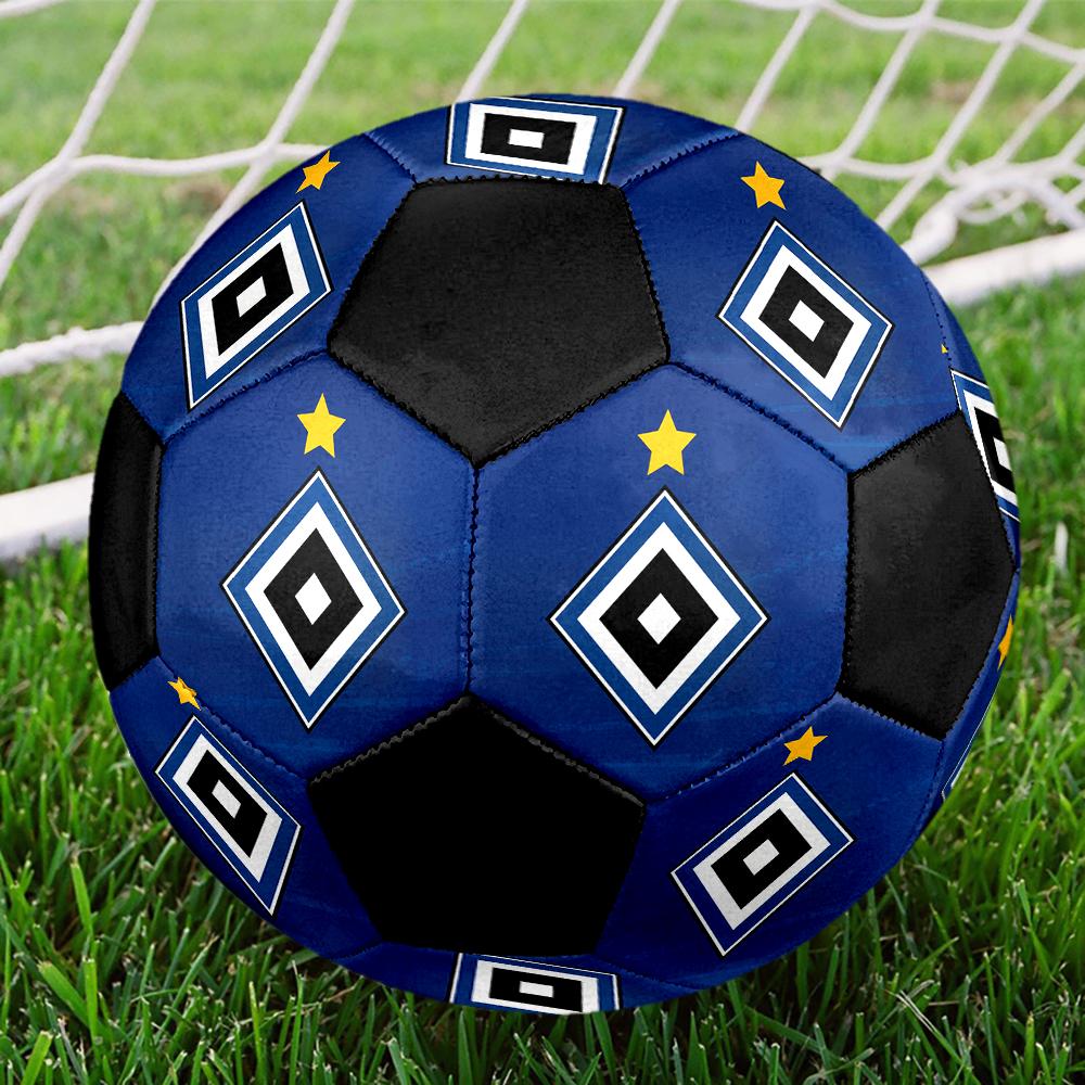 Футбольный мяч Hamburger SV, разноцветный, подходит для всех возрастов, машинная сшивка, материал ПВХ, соревновательного класса, прочный и с высоким отскоком
