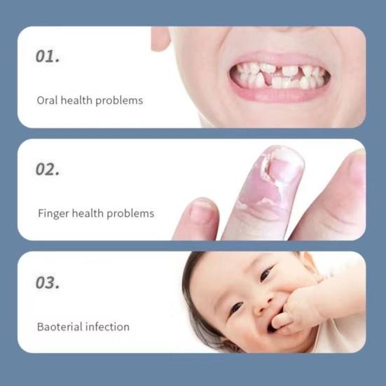 Thumb Sucking Guard Gloves Breathable Anti Finger Sucking Gloves To Stop Nail Biting Sucking Thumbs Fingers for Baby