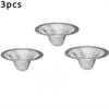 3 шт. Маленькая сливная корзина, сливной фильтр из нержавеющей стали для раковины, 3 шт. сливной коллектор для волос для прачечной, раковины для мытья полов
