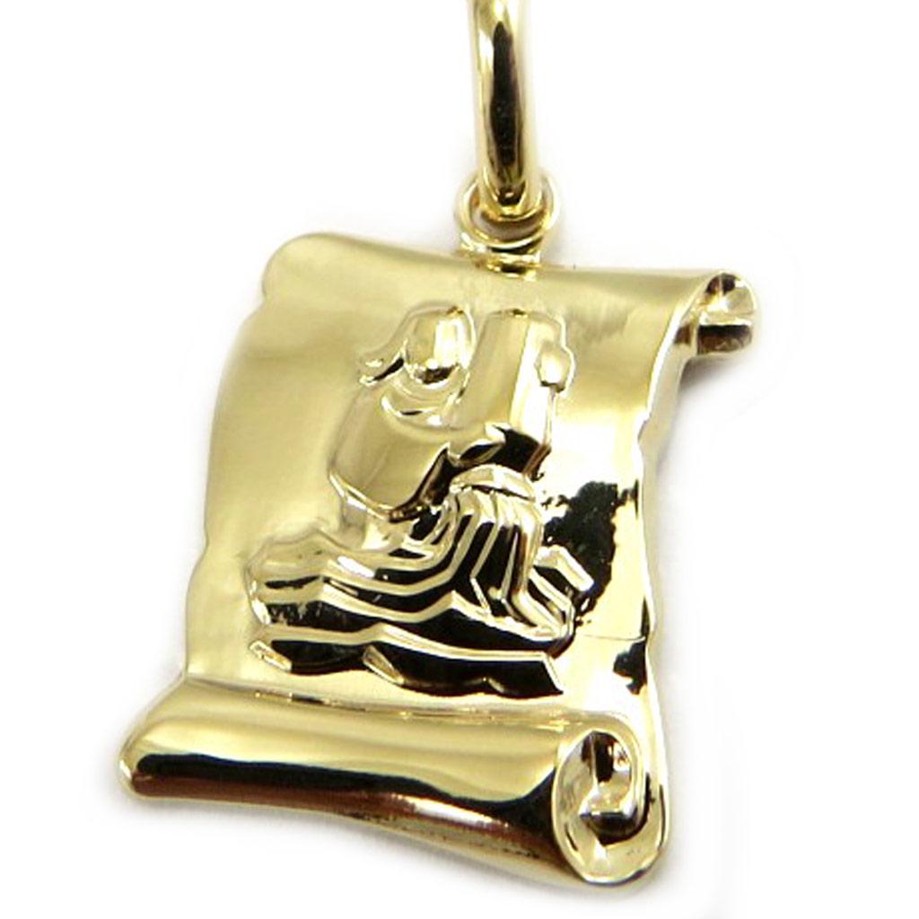 Altesse [L5324] - Позолоченный кулон "Водолей"