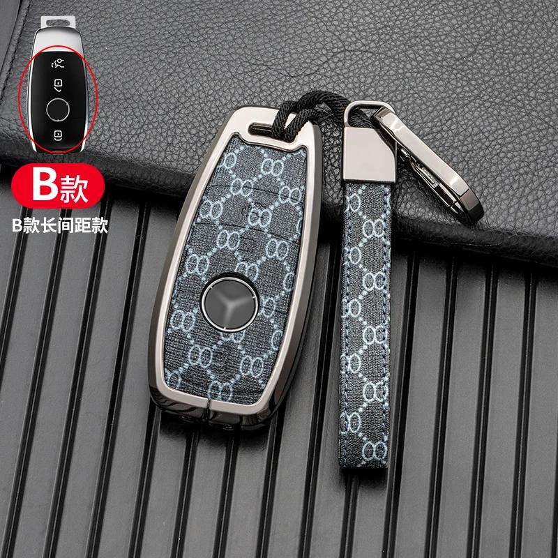 Car Key Case Cover For Mercedes benz A C E S G GLS CLA Class W213 W203 W205 W211 W204 AMG Zinc Alloy benz accessories E2