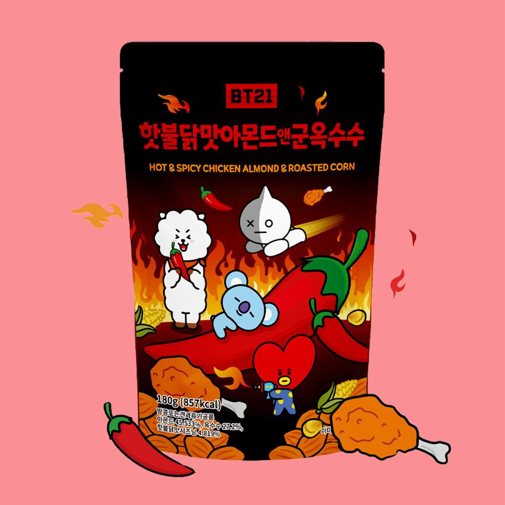 Миндаль со вкусом BT21 (180г)