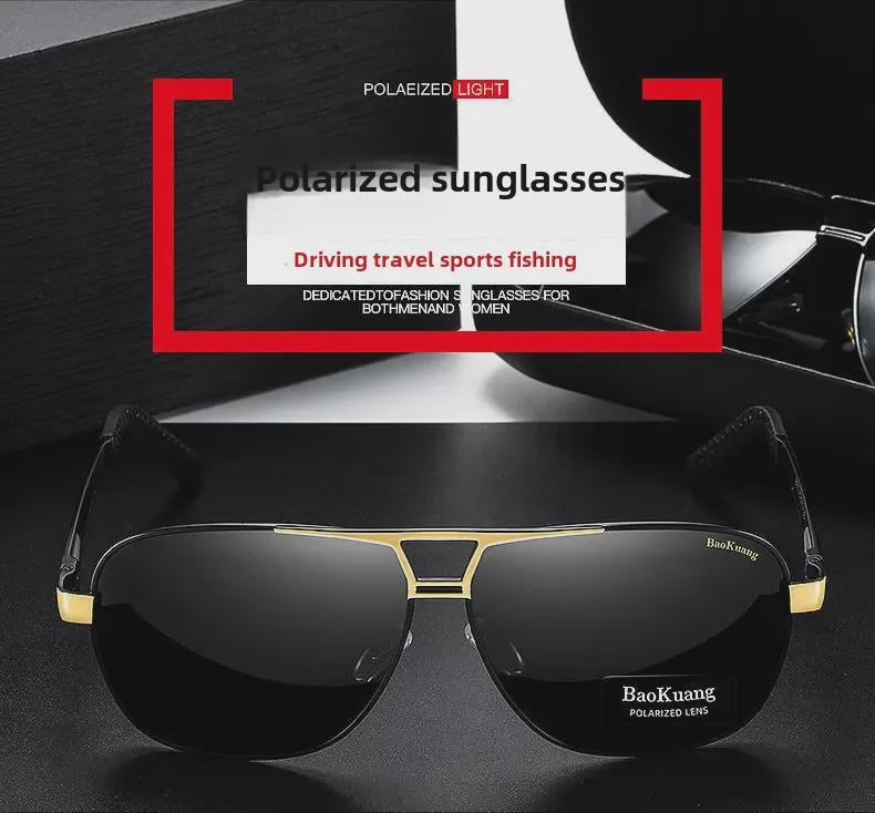 Мужские поляризованные солнцезащитные очки с функцией смены цвета «день-ночь» для вождения и рыбалки