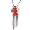 [J6078] - Red 'French Cancan' Designer Necklace