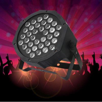36 светодиодных RGB-ламп для сцены 72 Вт, плоская лампа Par Dmx512, освещение для клуба Dj, вечеринки, дискотеки