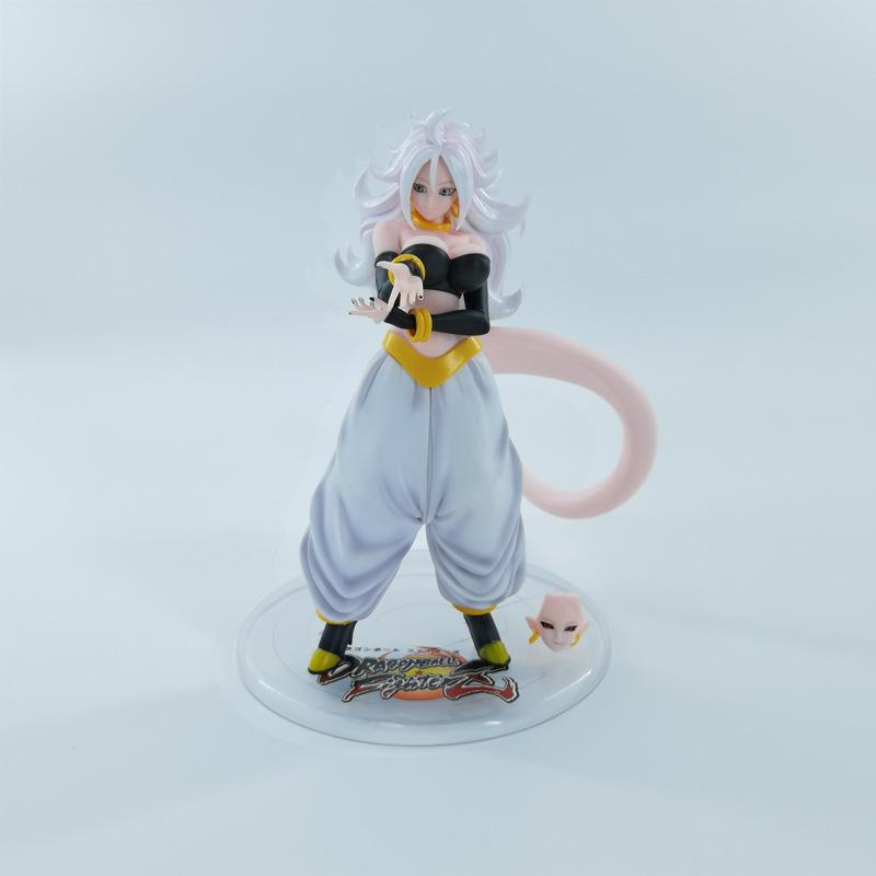 Аниме Dragon Ball Z Андроид 21 Девушка Буу Статуэтка в стоячей позе Сцена Мультяшная Игрушка Модель Кукла Подарок