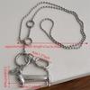 Vintage Dachshund Pendant Necklace Fashionable Beads Chain Trendy Cartoon Dog Choker  Women