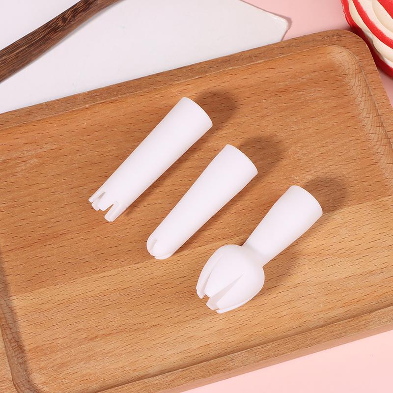 3 шт./компл. головка дозатора для взбитых сливок, насадка для взбивания, крепление для основания рта, насадки для столовой, специальная головка для взбитых сливок