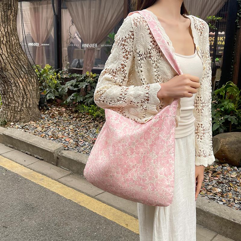 Candy Color Plaid Women's Shoulder Bags Large Capacity Women's Shopping Bag Cute Bowknot Female Travel Handbags Book Tote Purse