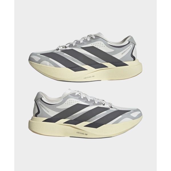 adidas Adizero Evo Sl Удобные Беговые Кроссовки Мужские Кроссовки Белый Серый KJ0430