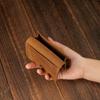 Leather Card Holders Clutch Solid Color Card Holder Fashion Design Men Short Wallet  Outdoor