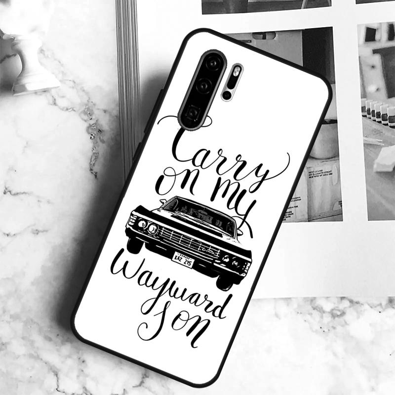 Сверхъестественное CARRY ON MY WAYWARD SONS Для Huawei Nova 5T 9 10 SE 7i 8i 11i 12i Y60 Y61 Y70 Y72 Y73 Y90 Y91 P20 P40 P30 Lite Чехол