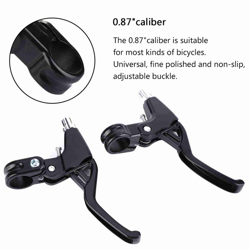 1 Pair Aluminum Alloy Bicycle Brake Levers 4 Finger Grip Bike Brake Handle ,Most Bicycle