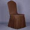 Hotel Style Chair Cover Oxford Skirt Chair Cover Quick And Secure Fit