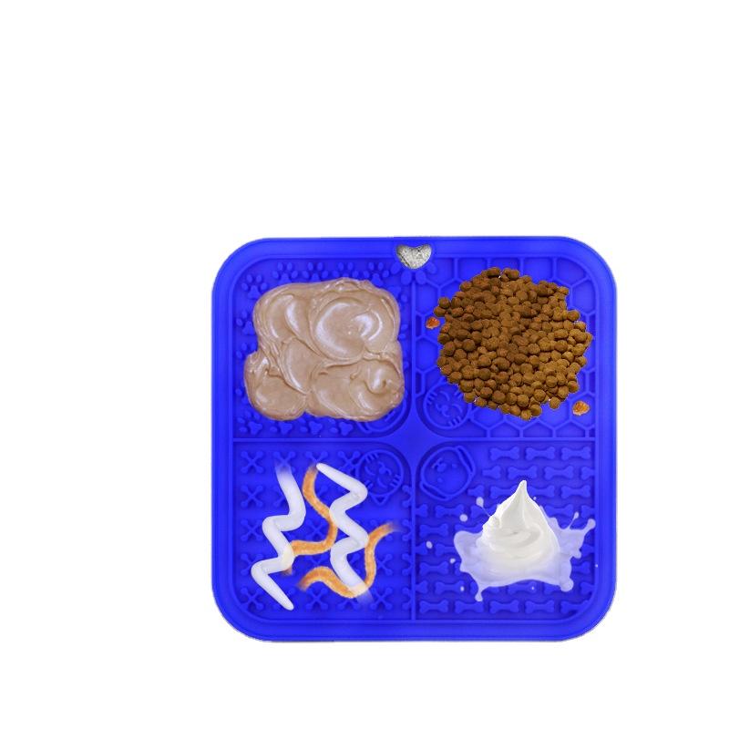Premium Pet Lick Mat Suction Cups Slow Feeder Washable Non Slip Silicone Boredom Reducer Indoor Use for