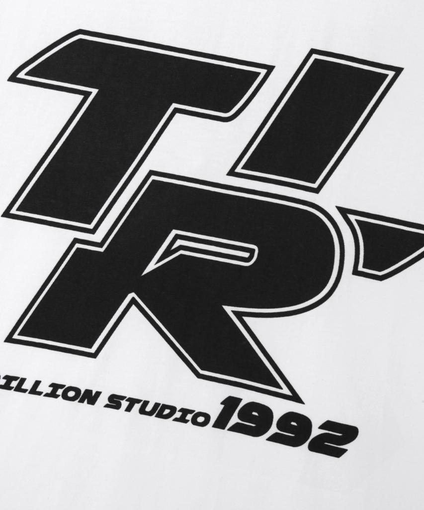 TRILLION Футболка с коротким рукавом и графическим принтом Ringer_Белый