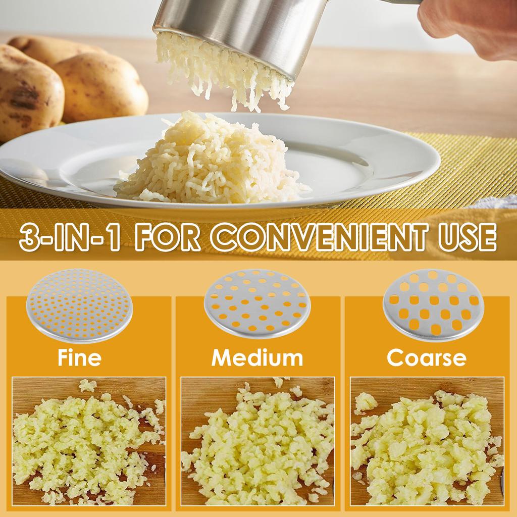 Ручная картофеледавилка из нержавеющей стали, экономящая труд, картофеледавилка, домашний кухонный инструмент для овощей, ямса, соковыжималка для фруктов, соковыжималка для лимона