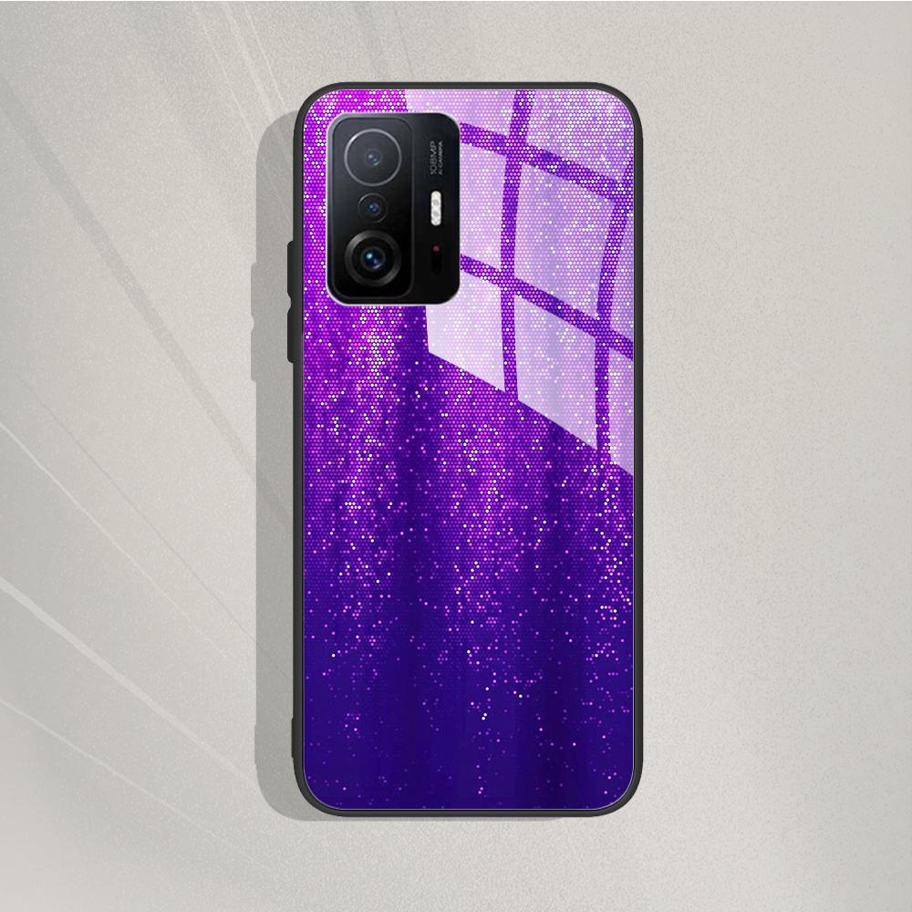 Для Xiaomi 11T Pro 11T Чехол Модный Чехол из Закаленного Стекла Задняя Крышка Fundas Для Xiaomi 11T Pro 11T Чехлы для Телефона 11T Pro 11 T capa