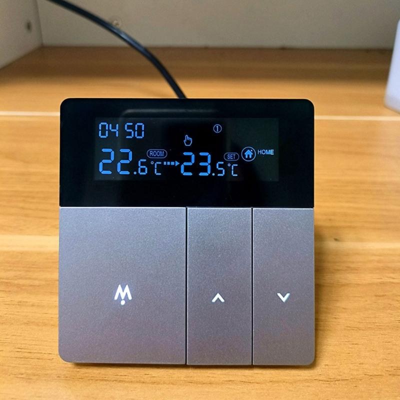 Upgrades Programmable Intelligent Thermostat Touchscreens Temperature Controller for Electric Water Gas Boiler Heating